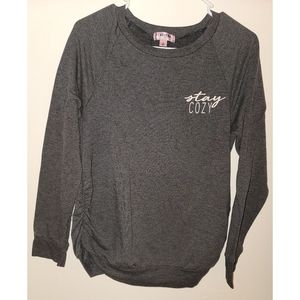 Stay cozy graphic sweatshirt